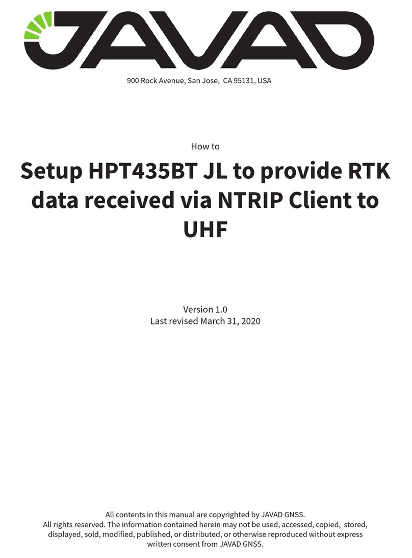 Javad HPT435BT JL Setup guide
