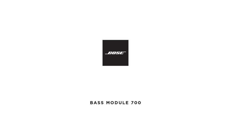 Bose Acoustimass 700 User manual