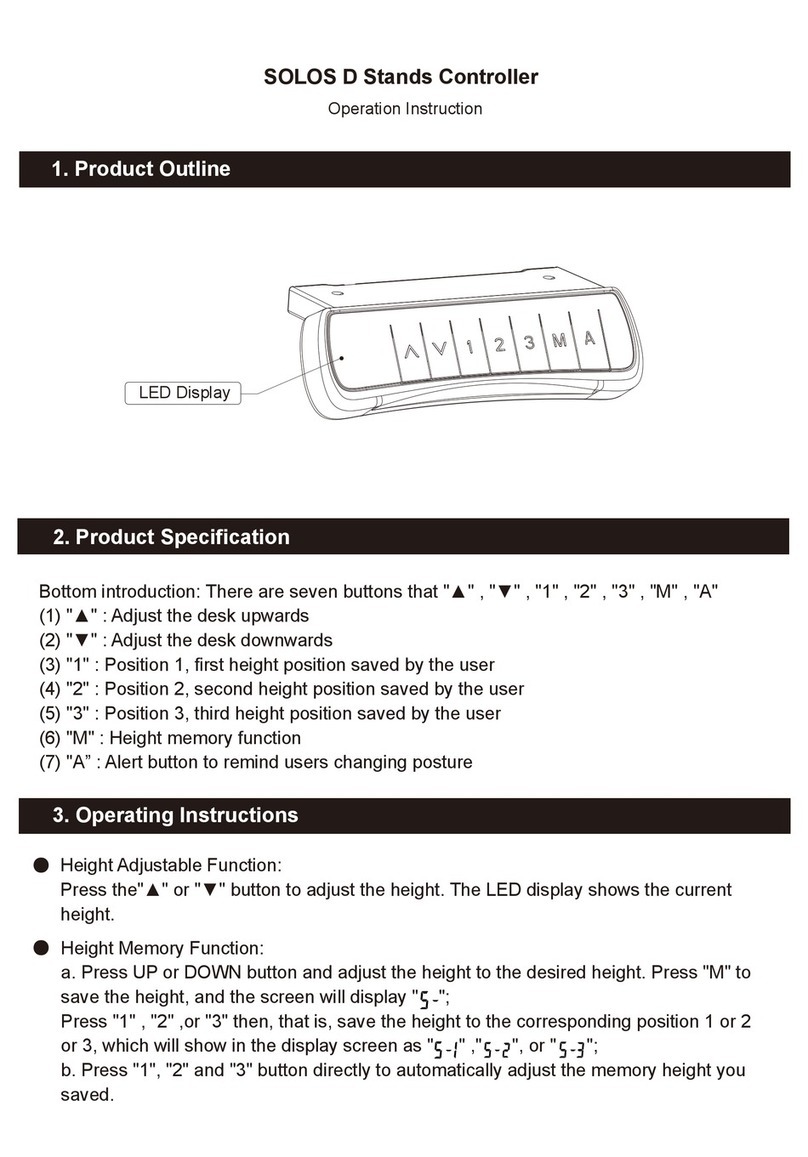 Solos D operation instruction