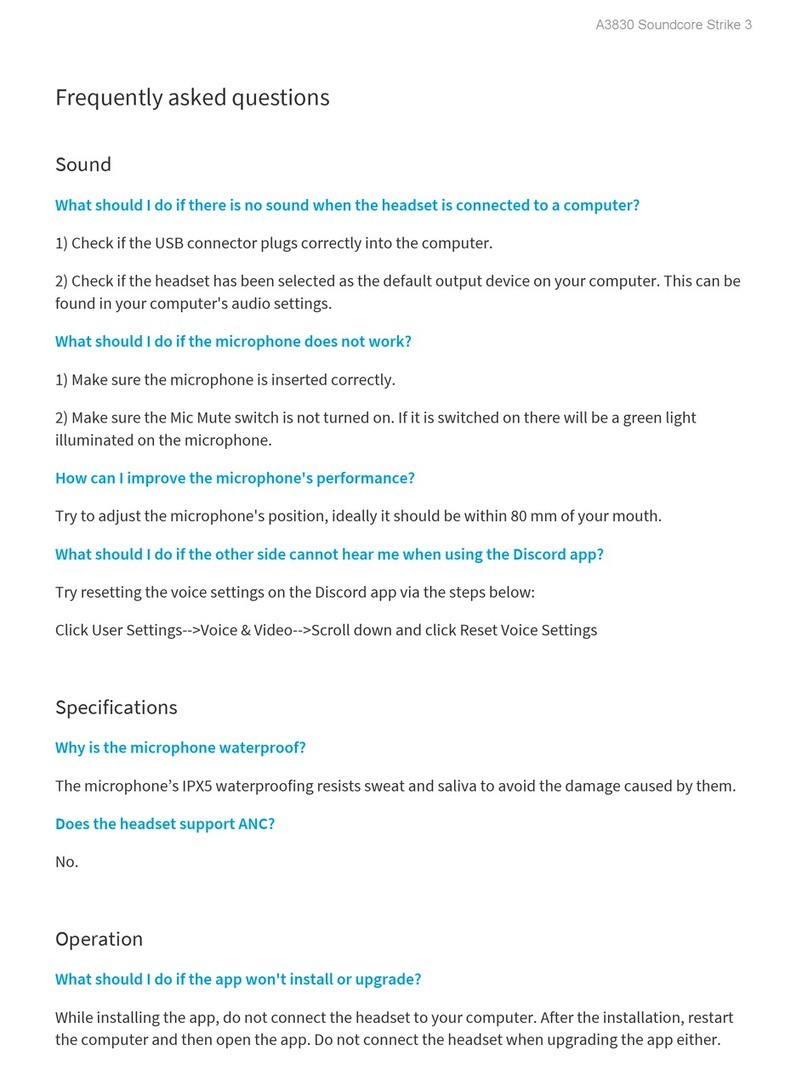 Soundcore Strike 3 Frequently asked questions