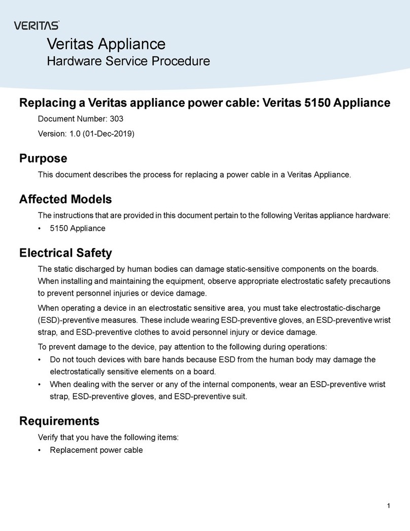 VERITAS 5150 Hardware Service Procedure