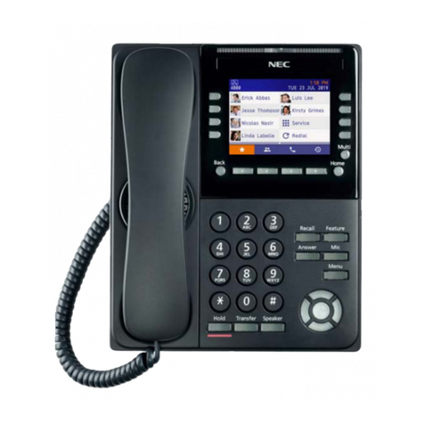 NEC UNIVERGE SV9100 DT930 user guide