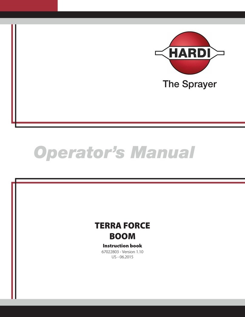Hardi TERRA FORCE BOOM User manual