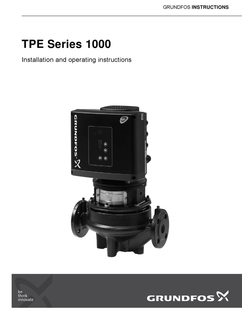 Grundfos TPE Series User manual Grundfos TPE Series User manual