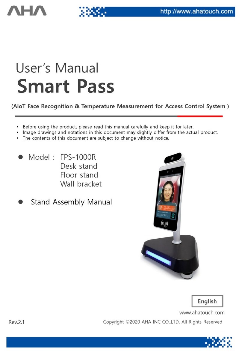 AHA Smart Pass FPS-1000R User manual