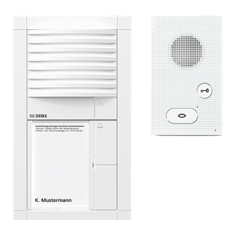 SSS Siedle SET VAB 850-1 User manual