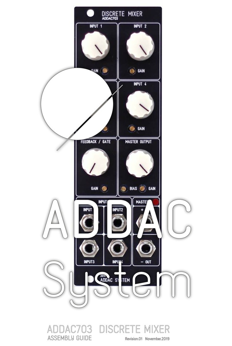 ADDAC System 703 User manual