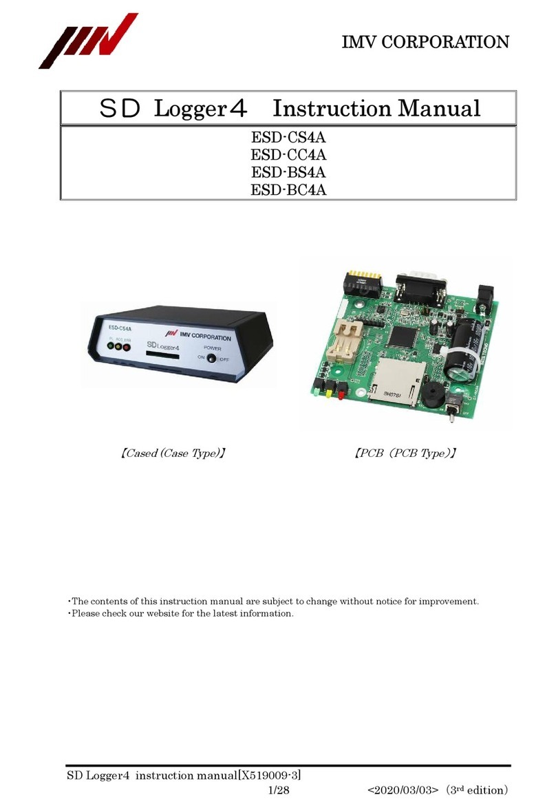 IMV SD Logger4 User manual