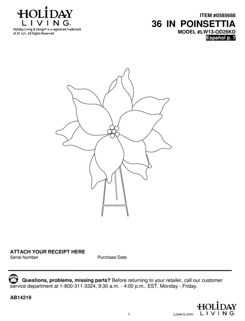 Holiday Living W13-OD26KD manual