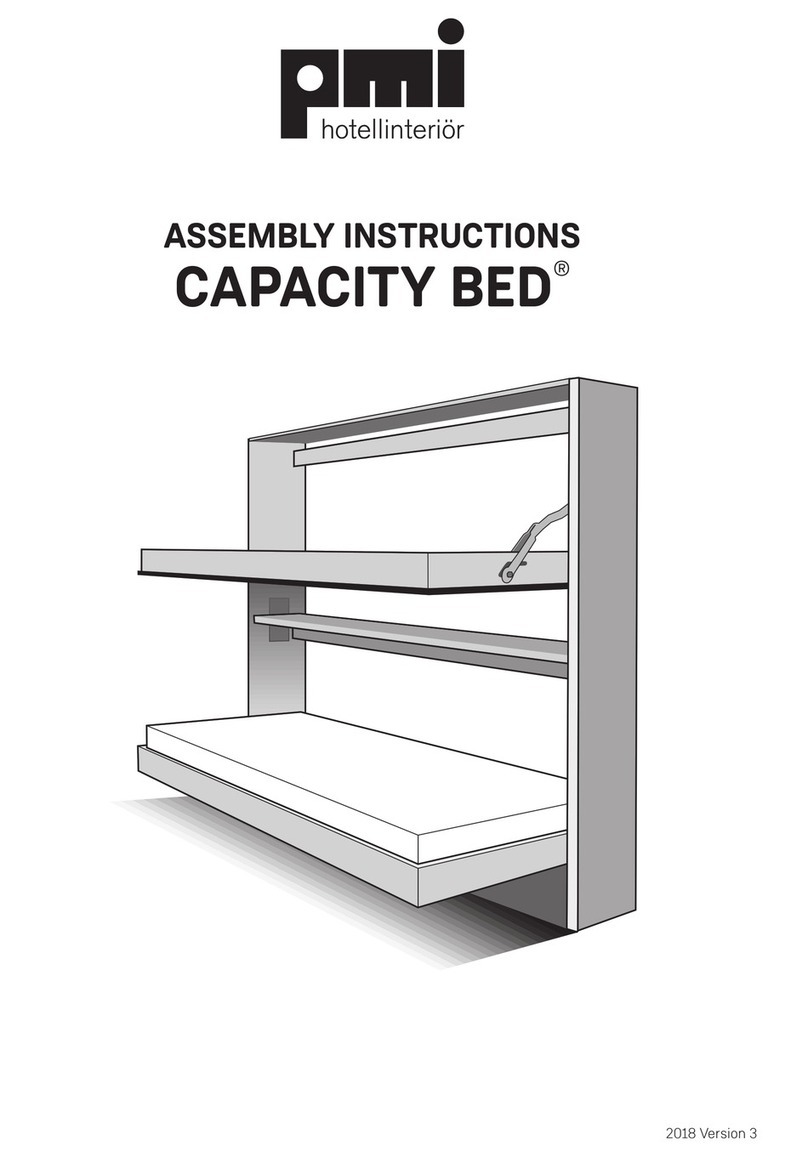 PMI CAPACITY BED Assembly instructions