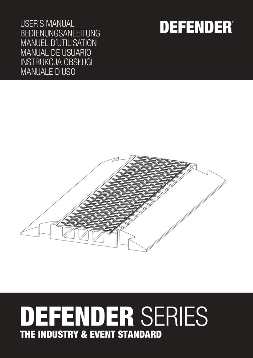 Adam Hall Defender Series User manual