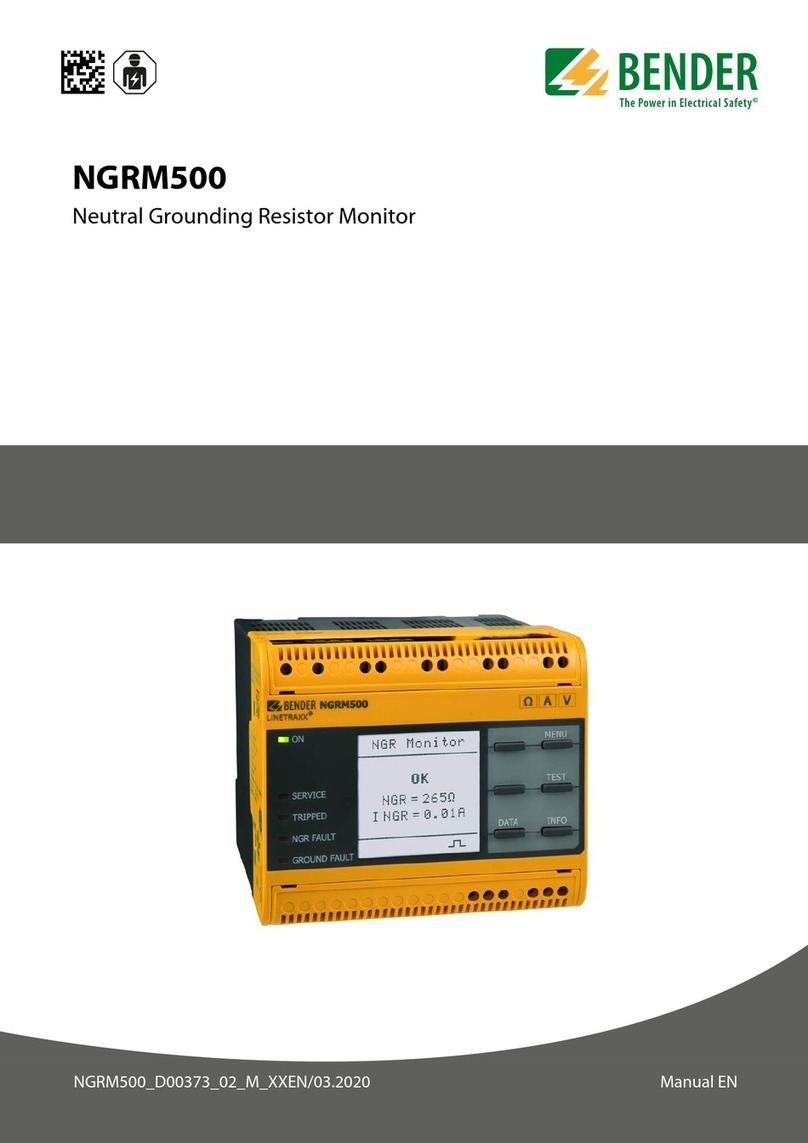 Bender NGRM500 manual