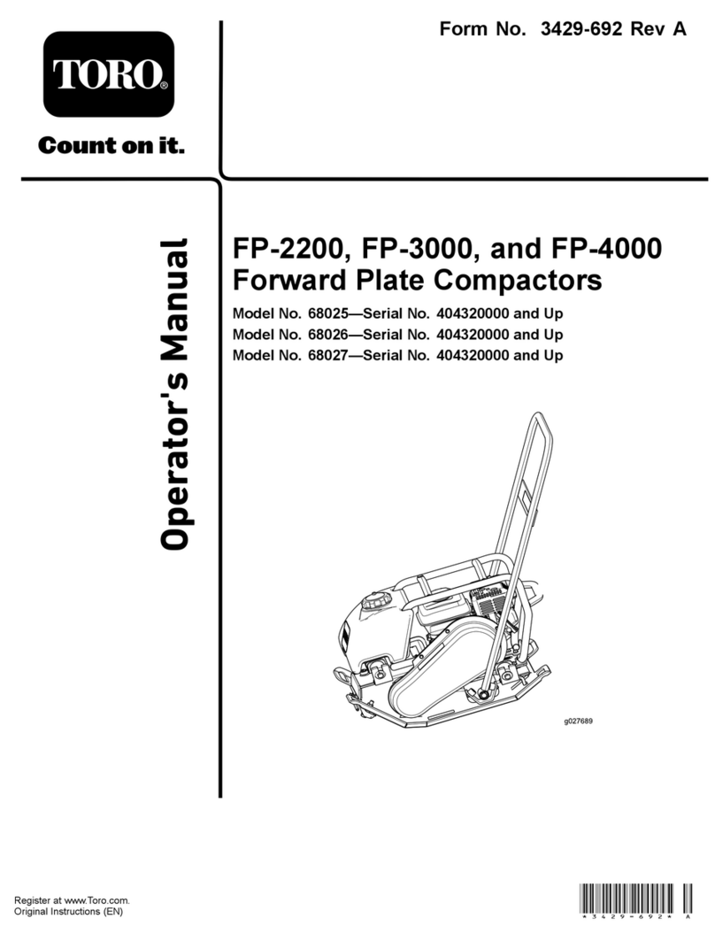 Toro FP-2200 Operator's manual