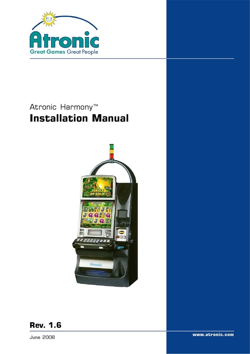 Atronic Harmony Upright User manual Atronic Harmony Upright User manual