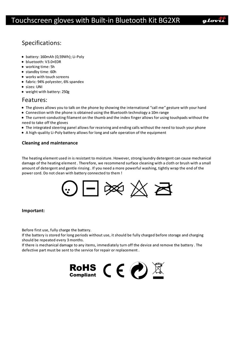 Glovii BG2XR manual