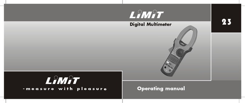 LIMIT 23 operating manual