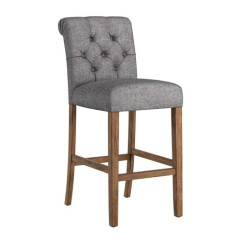 Target Threshold 25" Roll Back Tufted Counter stool User manual Target Threshold 25" Roll Back Tufted Counter stool User manual