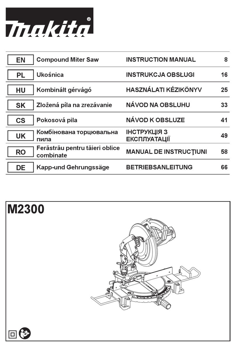 Makita M2300 User manual