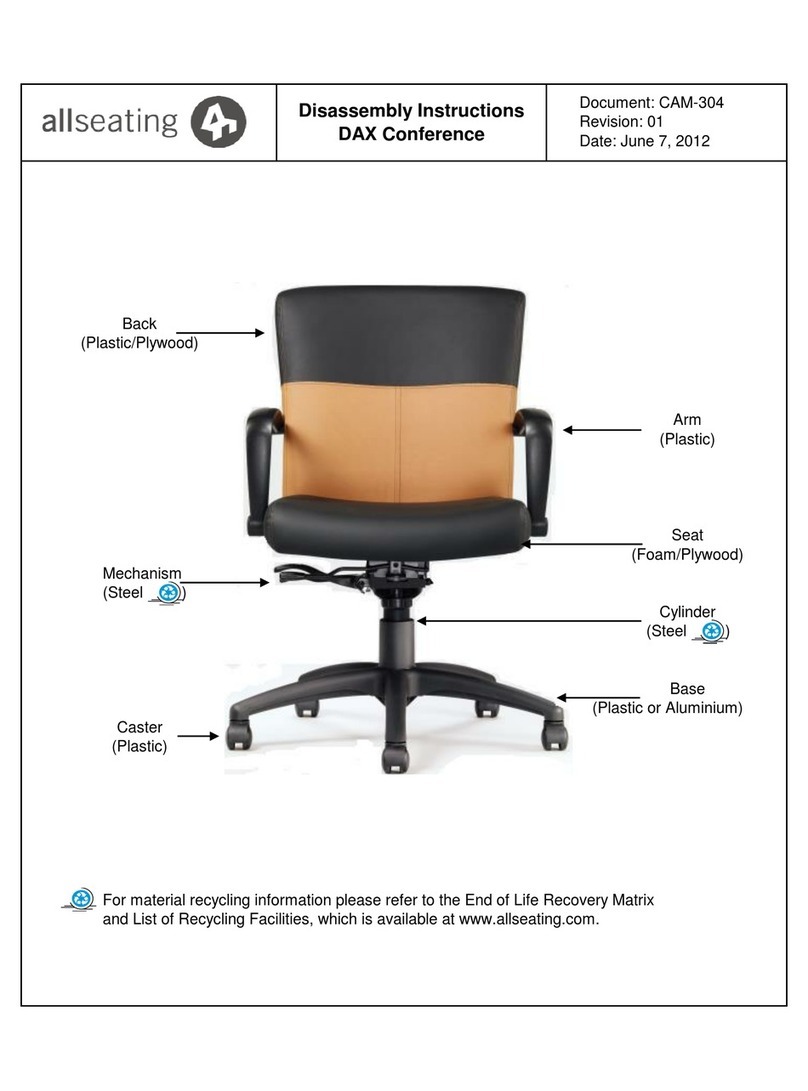 Allseating DAX Conference Installation instructions Allseating DAX Conference Installation instructions