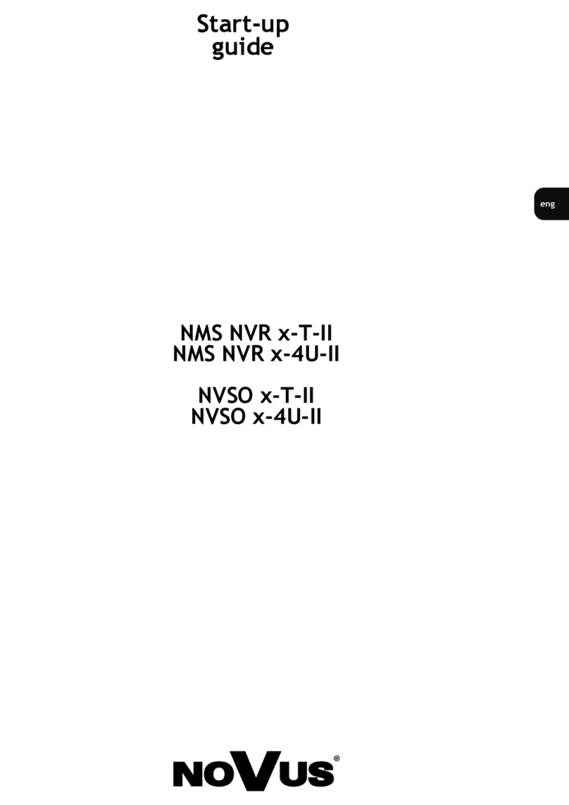 Novus NMS NVR x-T-II Startup guide