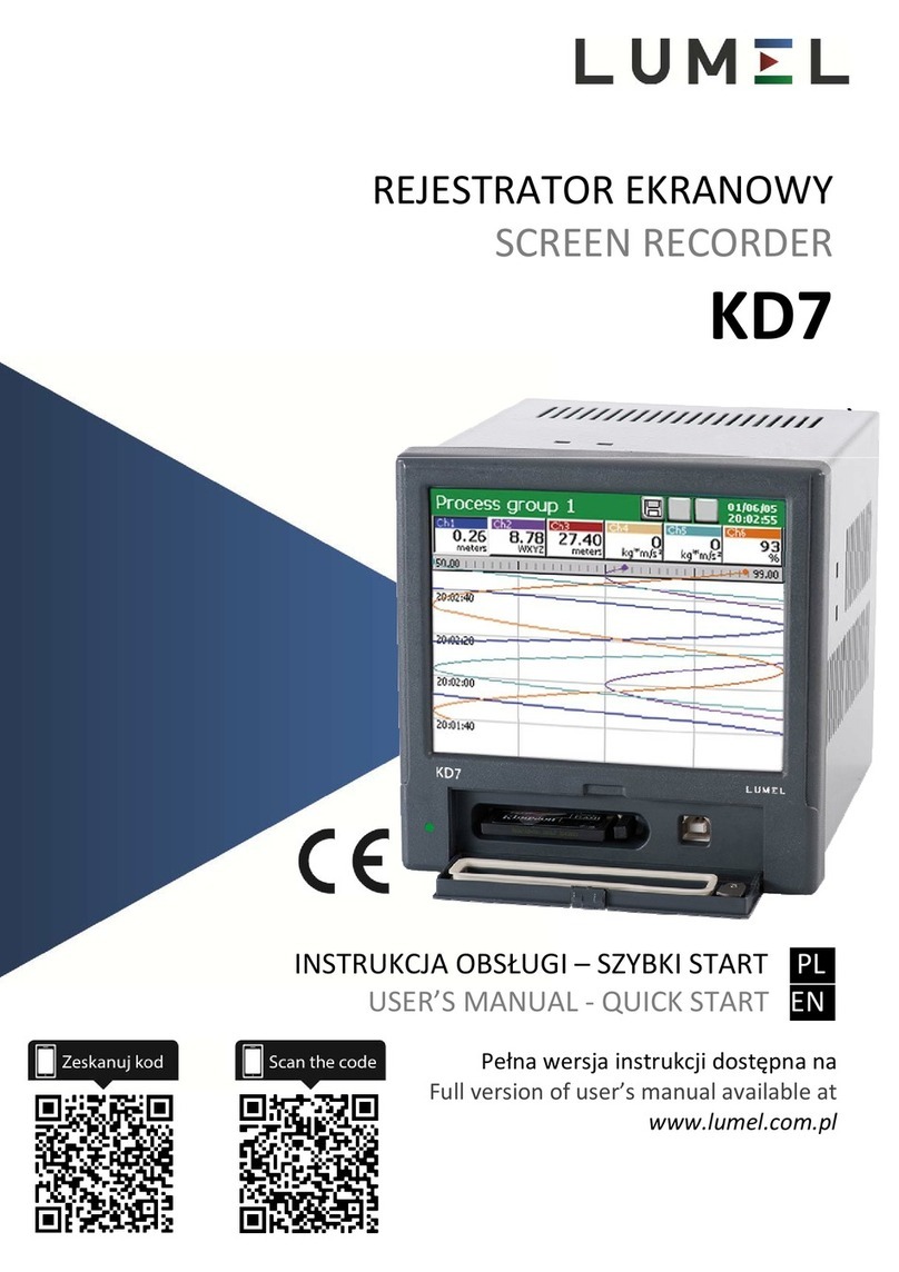 Lumel KD7 User Manual & Quick Start