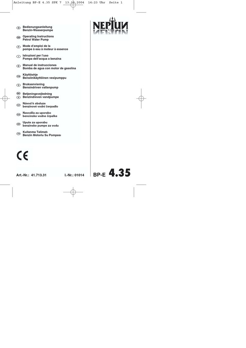 Neptun BP-E 4.35 operating instructions