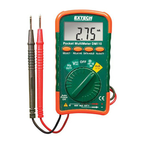 FLIR EXTECH INSTRUMENTS DM110 User manual