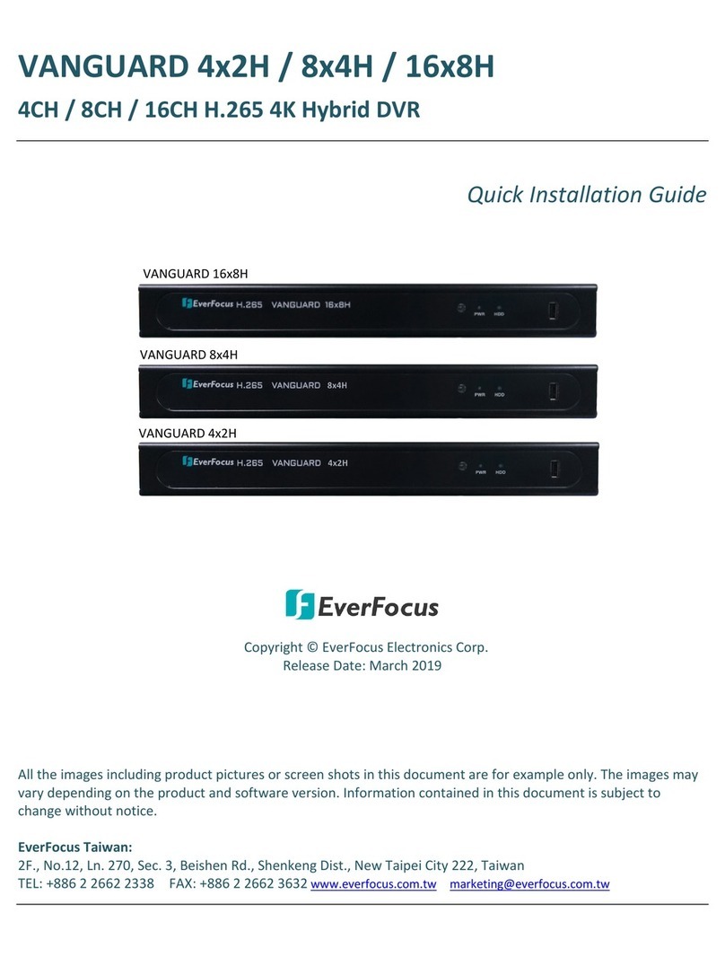 EverFocus VANGUARD 4x2H User manual