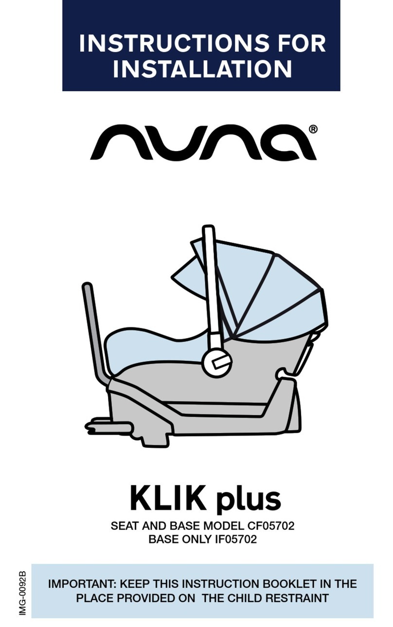 Nuna KLIK plus Instructions for installation Nuna KLIK plus Instructions for installation