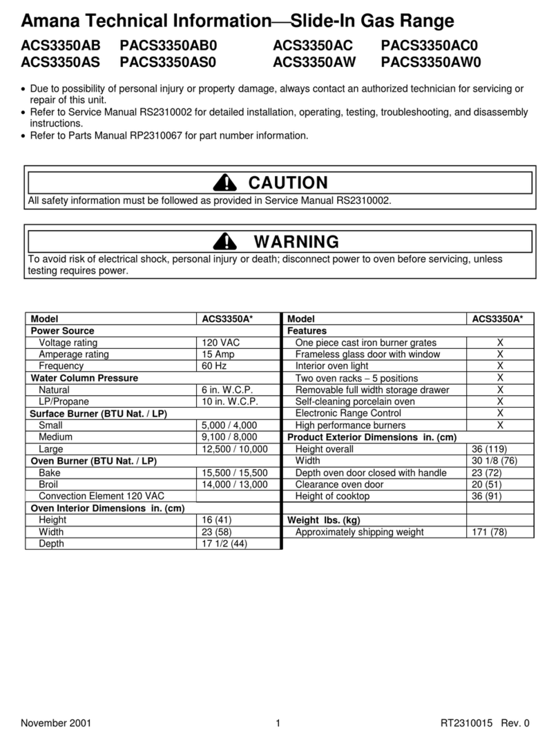 Amana ACS3350AB Manual