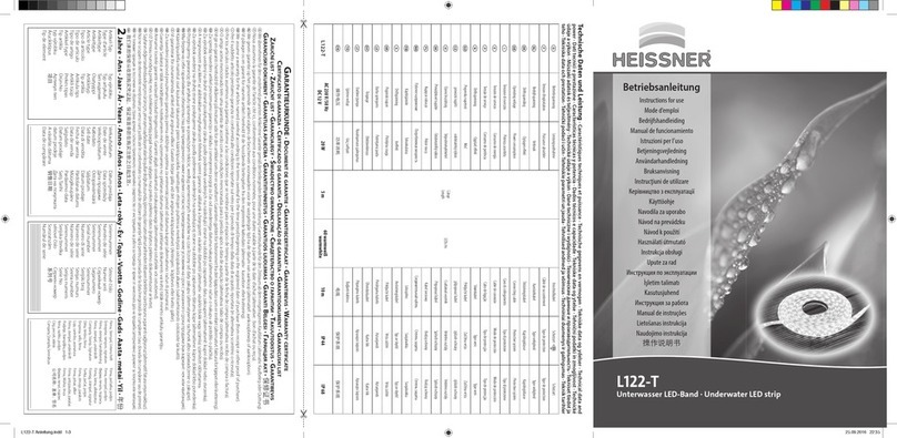 HEISSNER L122-T Instructions for use