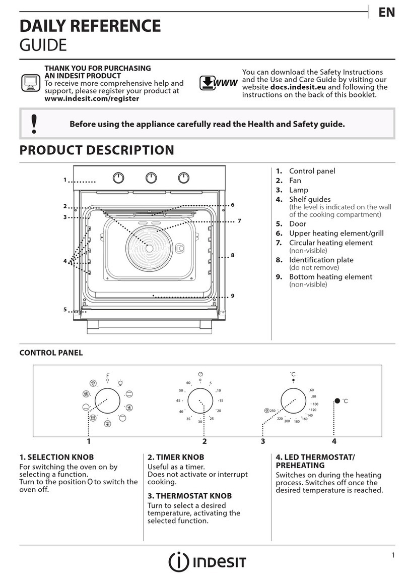 Indesit IFW 6834 IX Daily reference guide