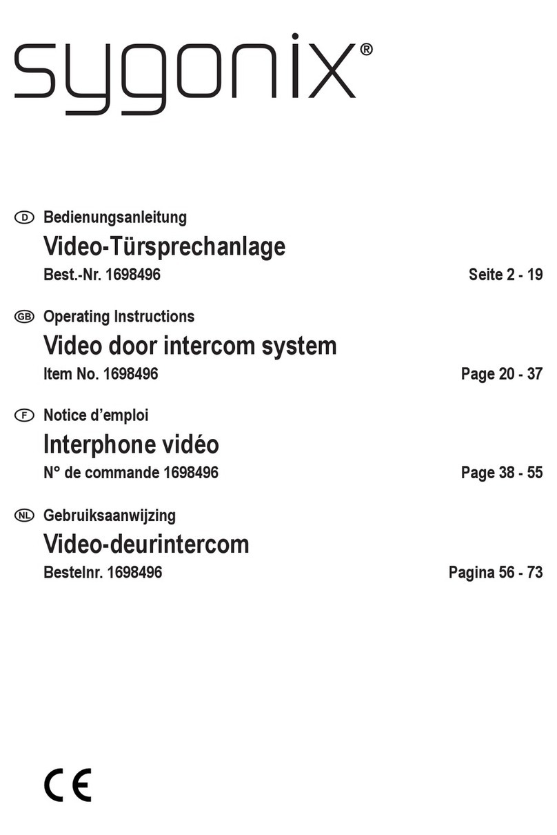 Sygonix 1698496 operating instructions