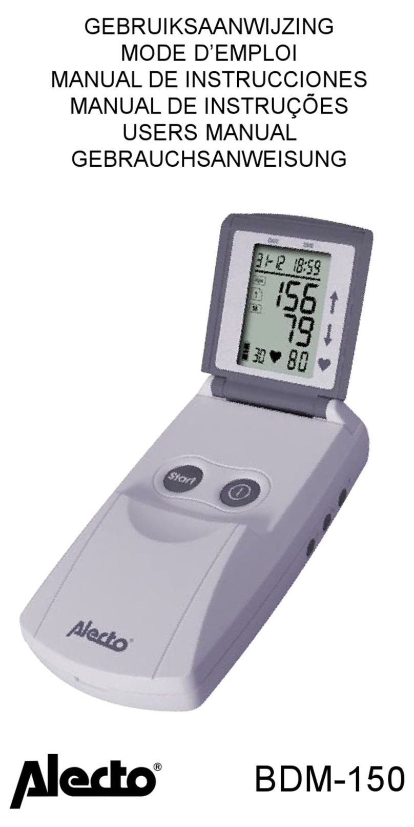 Alecto BDM-150 user manual