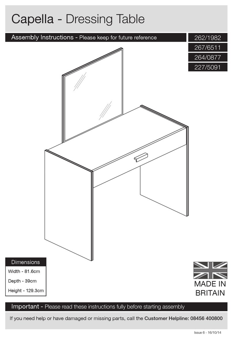 Argos Capella Assembly instructions
