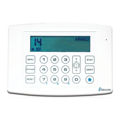 NAPCO iSecure ISEC-WL-KEYPAD User manual NAPCO iSecure ISEC-WL-KEYPAD User manual