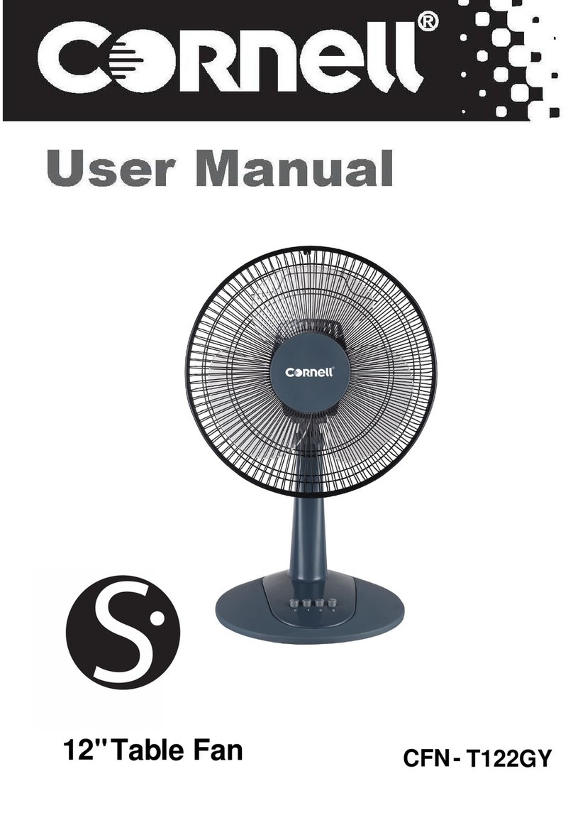 Cornell CFN-T122GY User manual