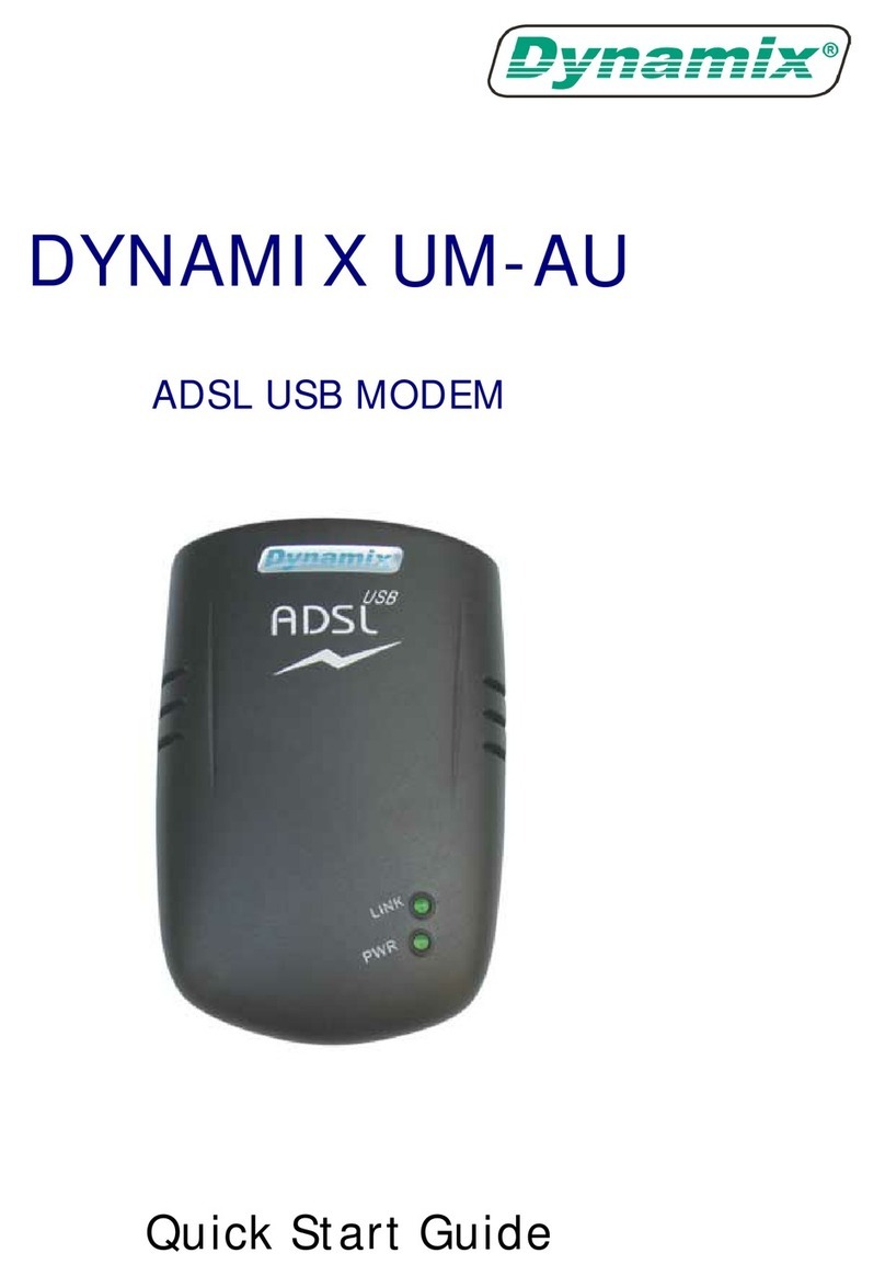 Dynamix UM-AU User manual