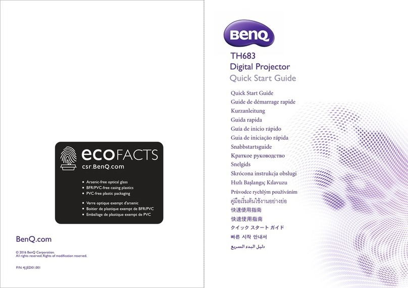 BenQ TH683 User manual BenQ TH683 User manual
