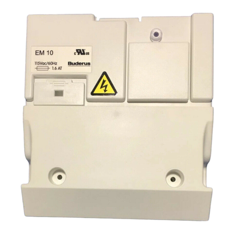 Buderus EM10 User manual
