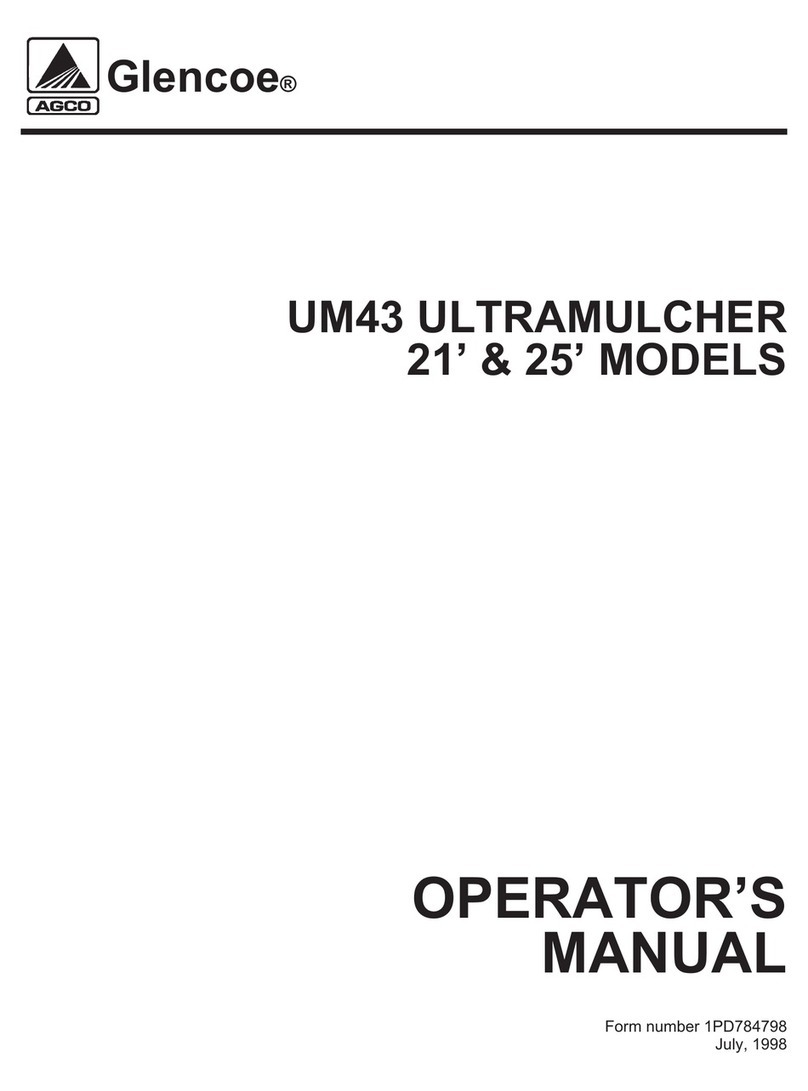 AGCO Glencoe ULTRAMULCHER UM43 21' User manual