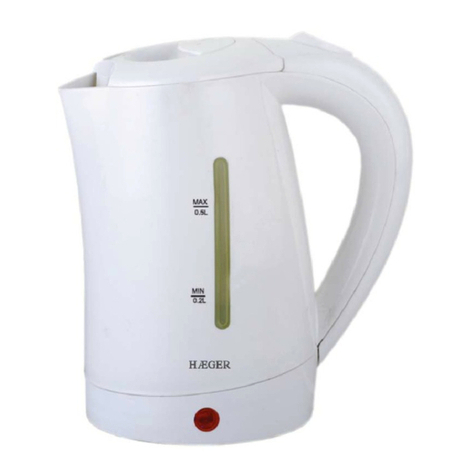 HAEGER Travel EK-10W.015A User manual