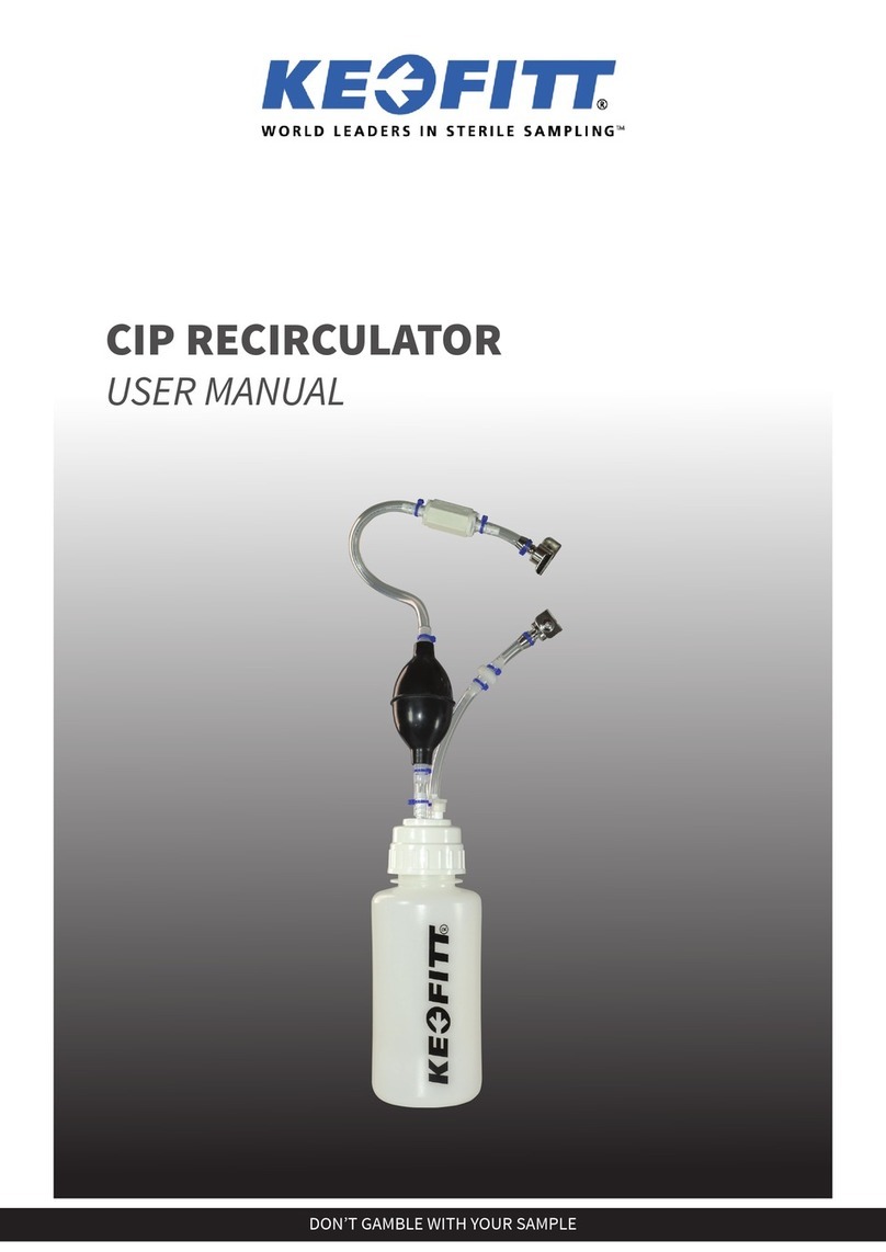 Keofitt CIP RECIRCULATOR user manual