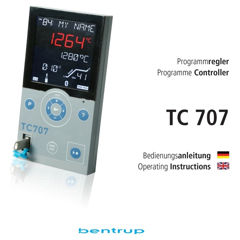 bentrup TC 707 operating instructions