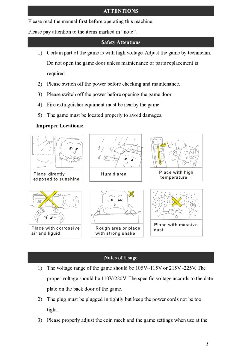 Tecway Target Zero Kiddy Ride User manual Tecway Target Zero Kiddy Ride User manual