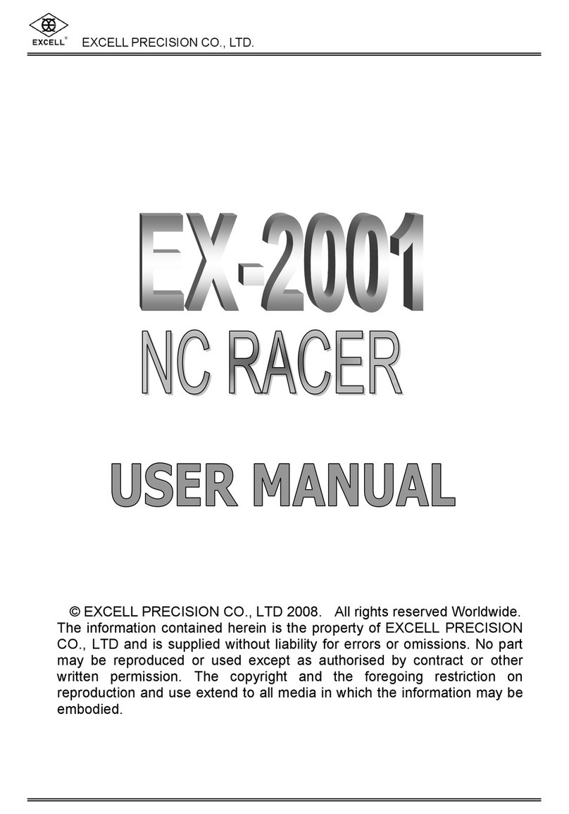 Excell NC RACER EX-2001 User manual