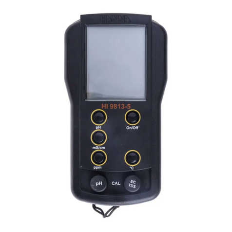 Hanna Instruments HI 9813-5 User manual