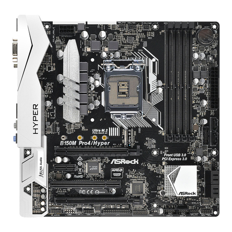 ASROCK B150M Pro4/Hyper User manual