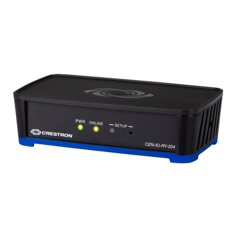 Crestron CEN-IO Series User manual