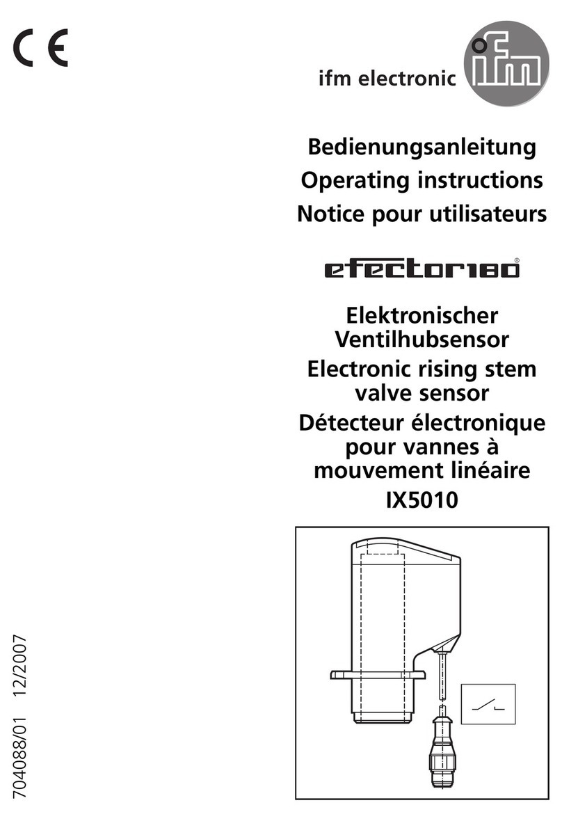 IFM Electronic efector180 IX5010 operating instructions